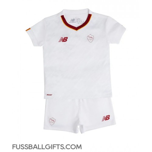 AS Roma Fußballbekleidung Auswärtstrikot Kinder 2022-23 Kurzarm (+ kurze hosen)